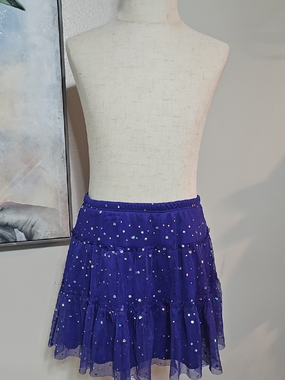 💙 Sparkle Tiered Tutu Skirt - Size 6